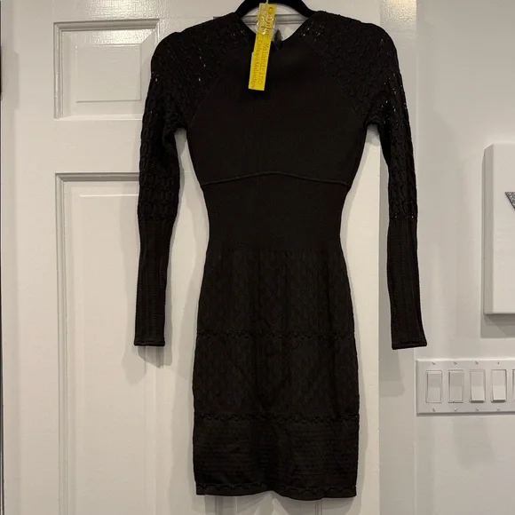 Catherine Malandrino Sccop Neck Brown Knit Dress - threedaughtersproperties.com Catherine Malandrino Sccop Neck Brown Knit Dress - threedaughtersproperties.com
